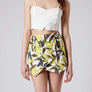 Topshop Lemon Skort